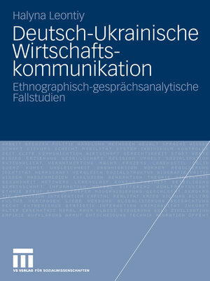 cover image of Deutsch-ukrainische Wirtschaftskommunikation
